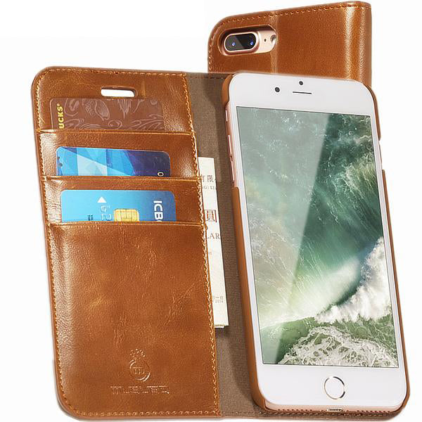 Luxury Flip Leather Case for iPhone X 7 plus 8 6 Plus 6s Plus 5 5s SE