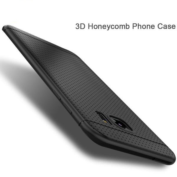 Honeycomb Dot TPU Soft Silicon Case For LG iPhone & Samsung