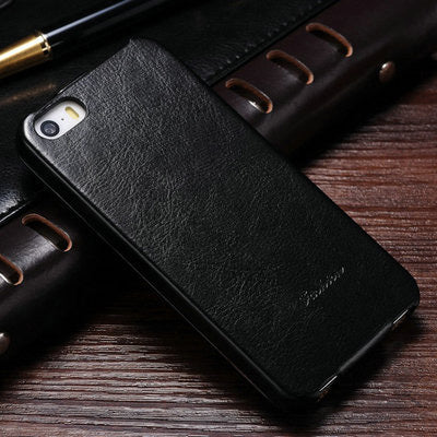 Flip PU Leather Case for iPhone 5s 5 S SE