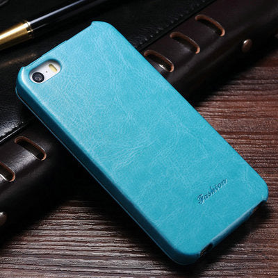 Flip PU Leather Case for iPhone 5s 5 S SE