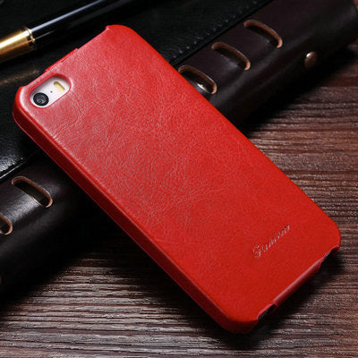 Flip PU Leather Case for iPhone 5s 5 S SE