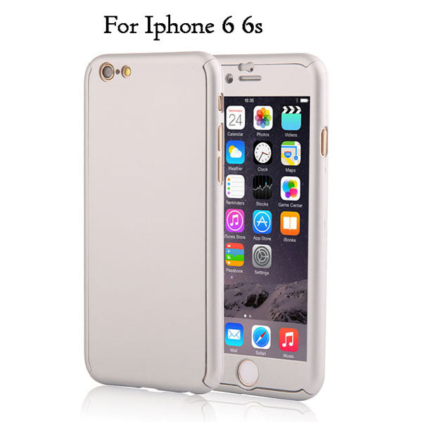 Full Body Protection Hard Ultra thin Cover For iPhone 6 6S Plus