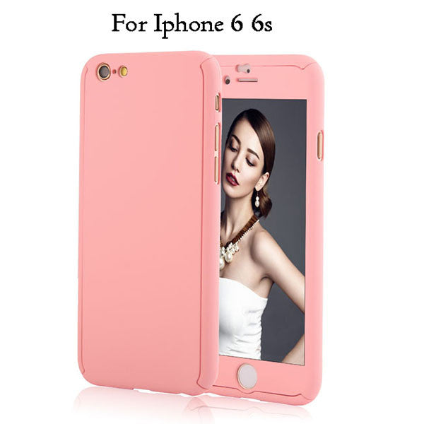 Full Body Protection Hard Ultra thin Cover For iPhone 6 6S Plus