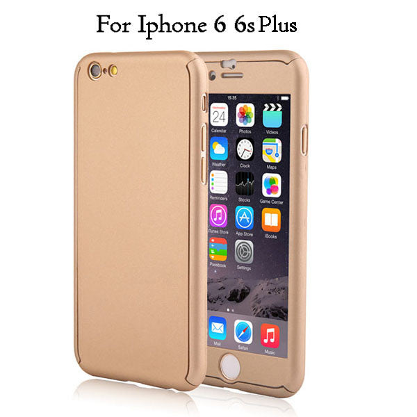 Full Body Protection Hard Ultra thin Cover For iPhone 6 6S Plus