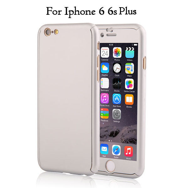 Full Body Protection Hard Ultra thin Cover For iPhone 6 6S Plus