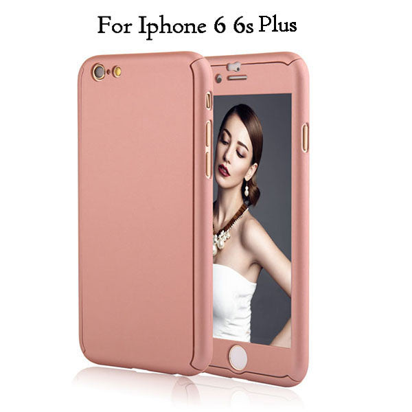 Full Body Protection Hard Ultra thin Cover For iPhone 6 6S Plus