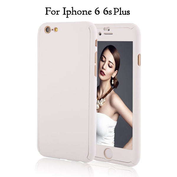 Full Body Protection Hard Ultra thin Cover For iPhone 6 6S Plus