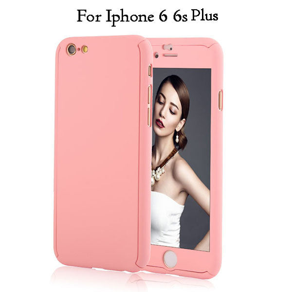 Full Body Protection Hard Ultra thin Cover For iPhone 6 6S Plus