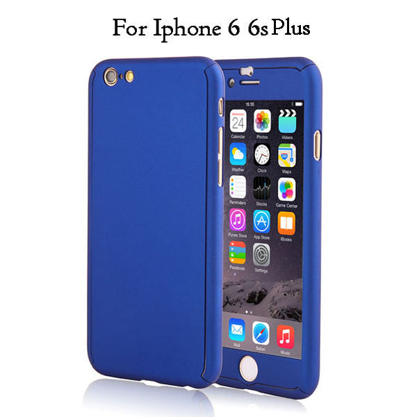 Full Body Protection Hard Ultra thin Cover For iPhone 6 6S Plus