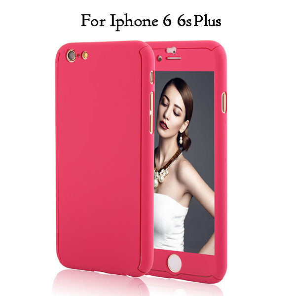 Full Body Protection Hard Ultra thin Cover For iPhone 6 6S Plus