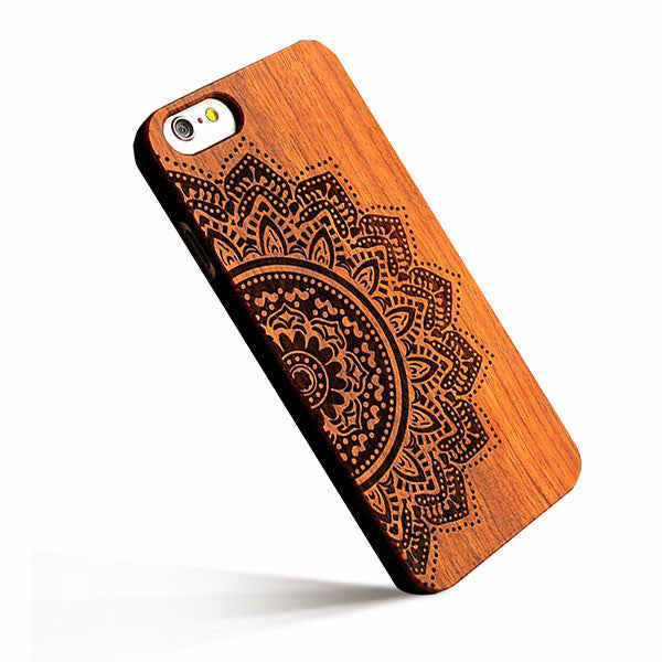 Retro Nature Embossed Wood Phone Cases For iPhone 5 5s SE 6 6s Plus