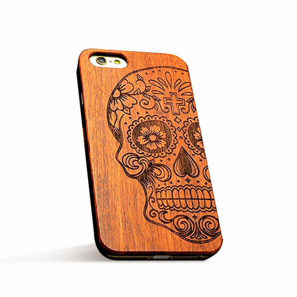 Retro Nature Embossed Wood Phone Cases For iPhone 5 5s SE 6 6s Plus