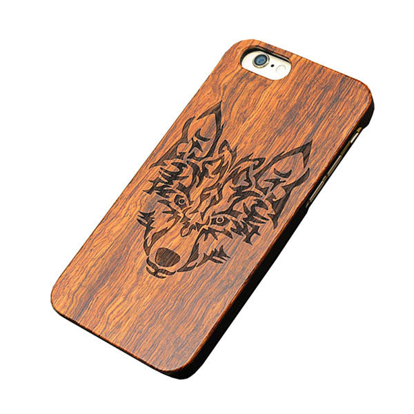 Retro Nature Embossed Wood Phone Cases For iPhone 5 5s SE 6 6s Plus