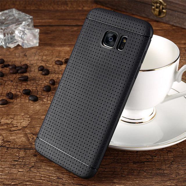 Honeycomb Dot TPU Soft Silicon Case For LG iPhone & Samsung