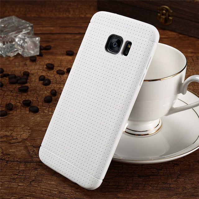 Honeycomb Dot TPU Soft Silicon Case For LG iPhone & Samsung