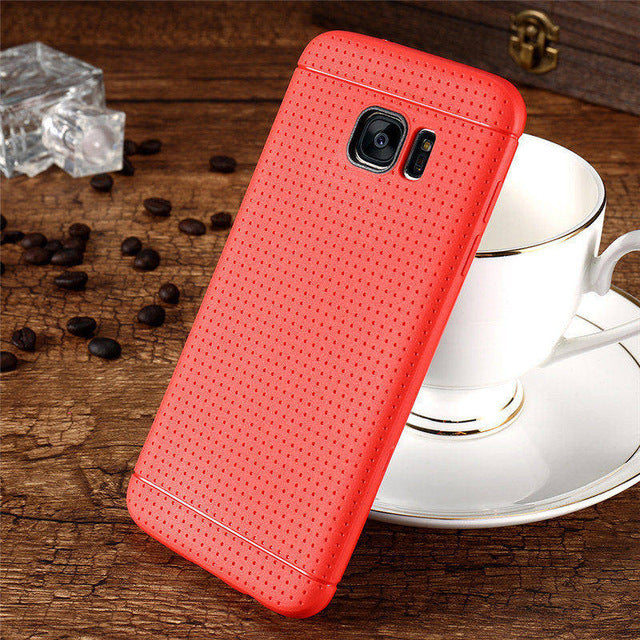 Honeycomb Dot TPU Soft Silicon Case For LG iPhone & Samsung