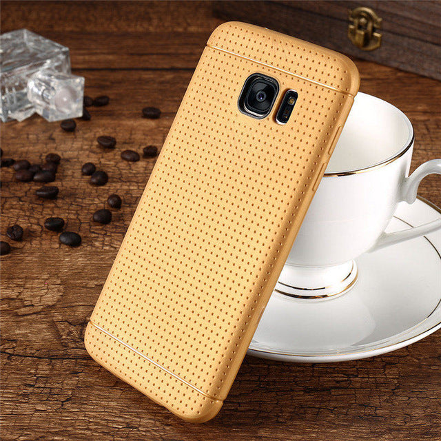 Honeycomb Dot TPU Soft Silicon Case For LG iPhone & Samsung