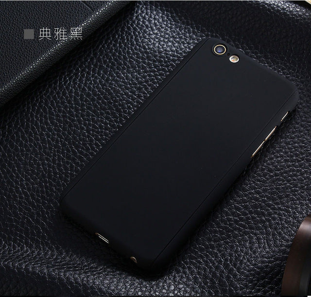 Luxury 360 Degree Full Body Protection Matte Phone Case For iPhone 6 6S 7 Plus 5 5S 8