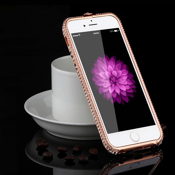 Luxury Bling Diamond Frame For iPhone 7 6 6s Plus 5 5s SE