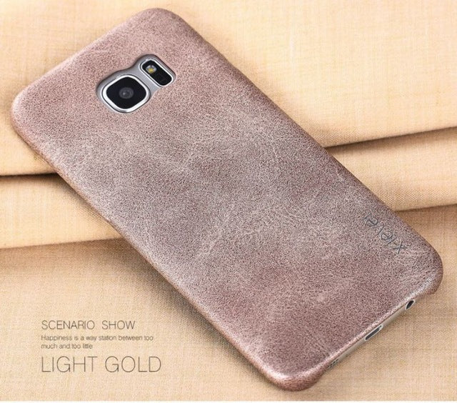 Retro luxury PU Leather Case For Samsung Galaxy