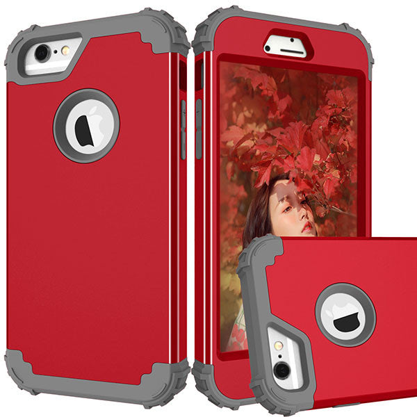 360 Shock Armor Case For iPhone 7 6 6S Plus