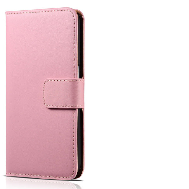 Genuine Leather Wallet Case For iPhone 6 6S Plus