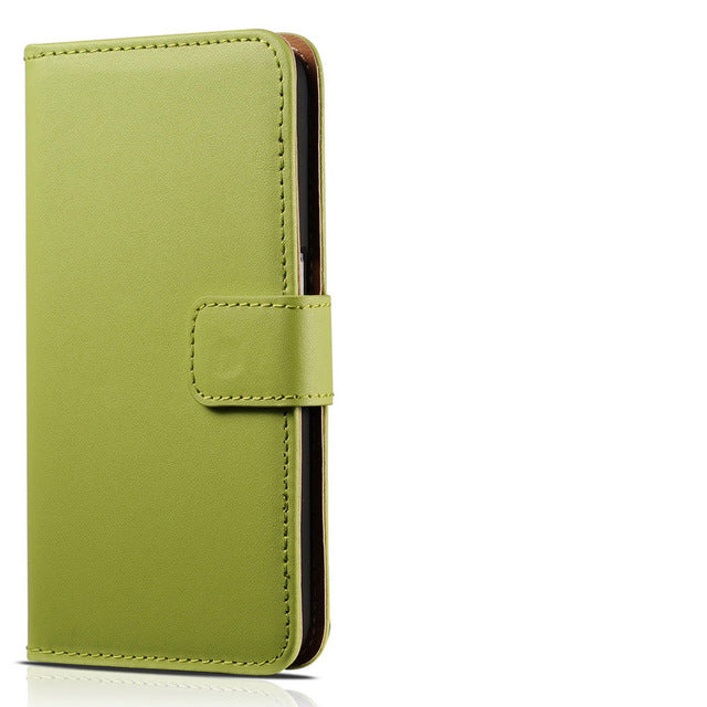 Genuine Leather Wallet Case For iPhone 6 6S Plus