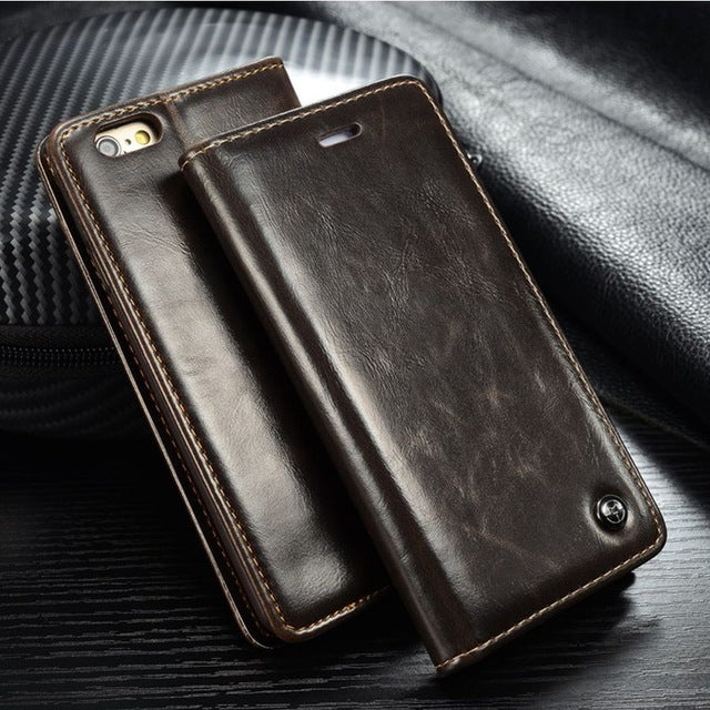 Original Brand Leather Case For Apple iphone 6 6S 6S Plus