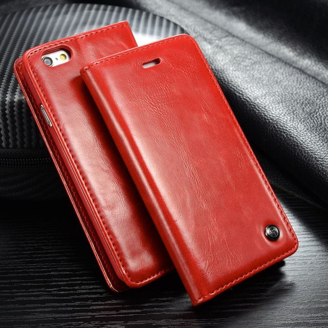 Original Brand Leather Case For Apple iphone 6 6S 6S Plus