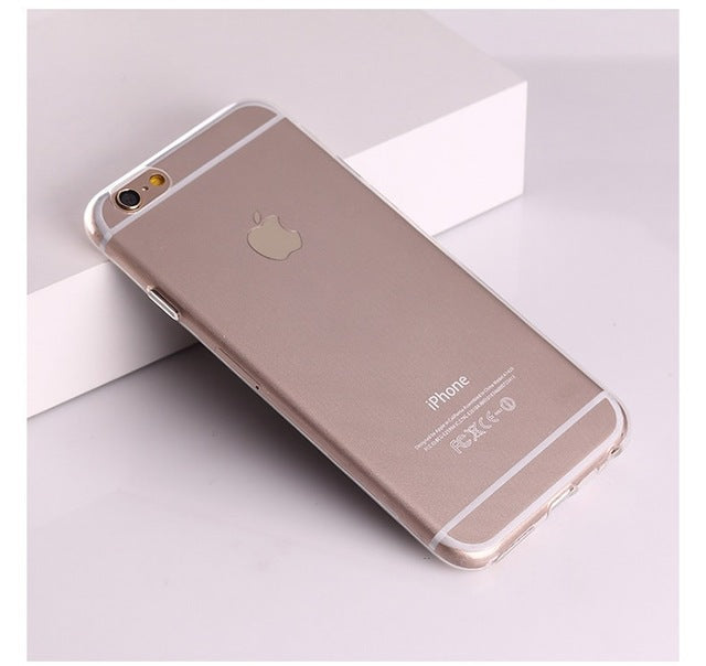 Ultra Thin Glitter Gradient TPU Case For iPhone 5 5S X 6 6S 7 Plus