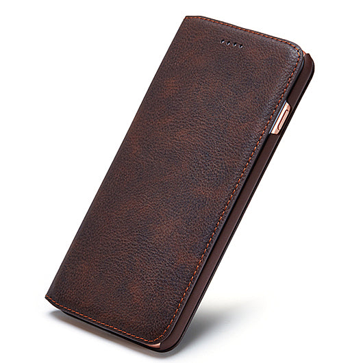 Genuine Leather Luxury Cases Cover for iPhone X 7 Plus 8 6 Plus 6s 5 5s SE S8