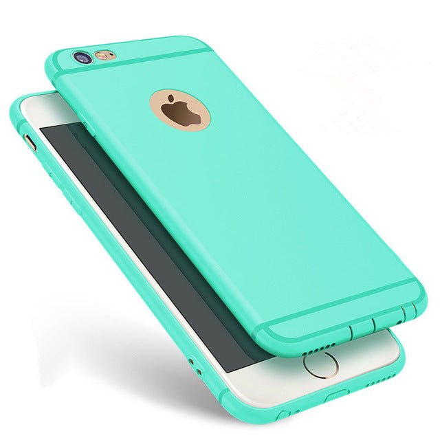 Ultra Slim Silicone Case for iphone 7 6 6s 8 X 8 plus