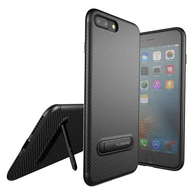 Kickstand Phone Case For iPhone 7 6 6S 8 Plus