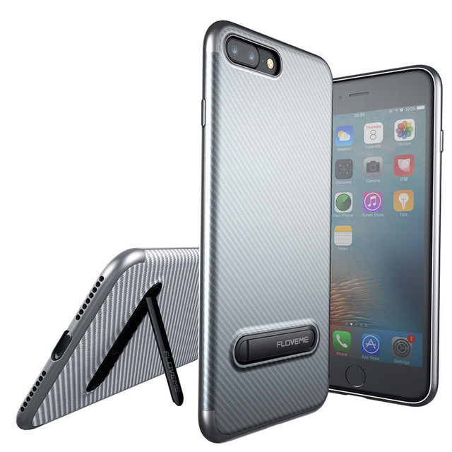 Kickstand Phone Case For iPhone 7 6 6S 8 Plus