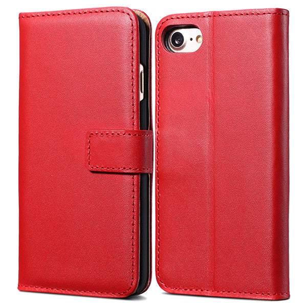 Leather Case For iPhone 7 8 Wallet Flip