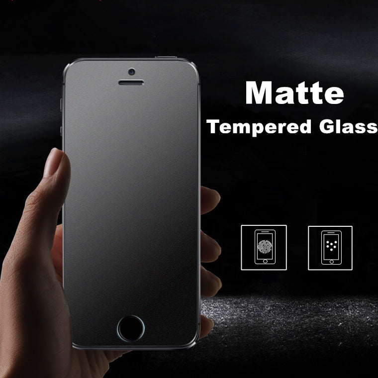 No Fingerprint Premium Tempered Glass Screen Protector For iPhone 4 4S 5 SE 5S 5C