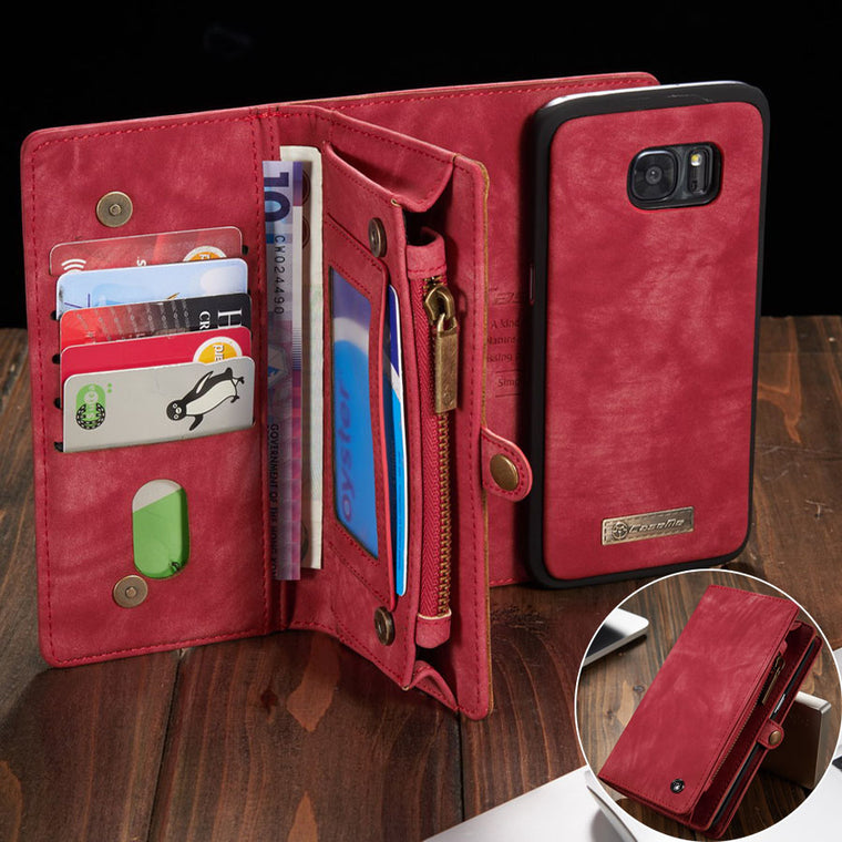 Luxury Multi-functional Wallet Leather Phone Cases For Samsung